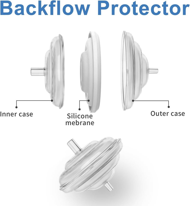 MOOMentaneous Backflow Protector Compatible with Spectra S1/S2 and 9 Plus Breastpump Not Original Spectra Pump Parts Not Original Accessories Replace Backflow Protector - Image 4